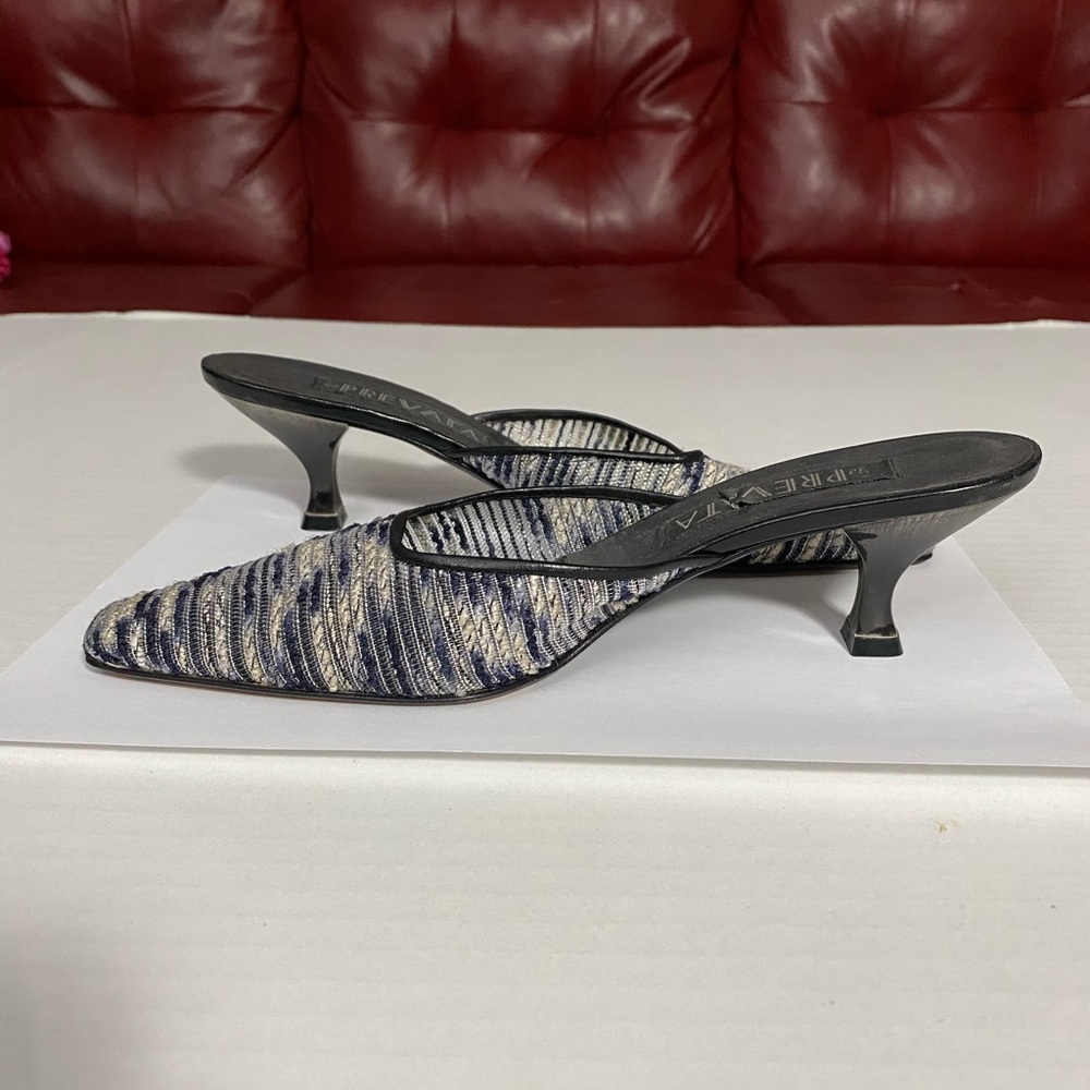 Prevata kitten heel mules